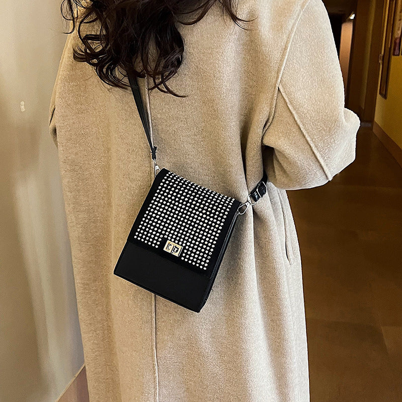 Damen stilvolle Handtasche mit funkelnden Akzenten Nord Taschen