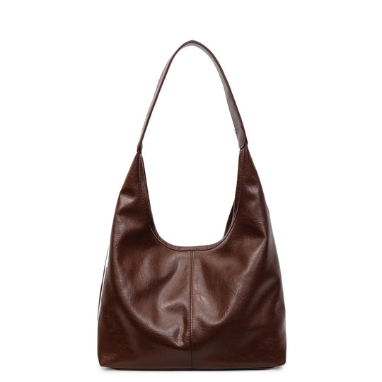 Damen Hobo-Tasche aus weichem Kunstleder mit praktischem Innenteil Nord Taschen