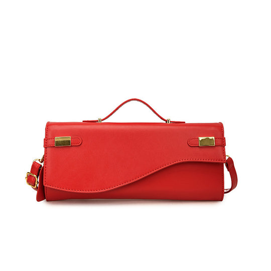 Damen Clutch-Handtasche mit elegantem Wellenmuster und praktischen Fächern Nord Taschen