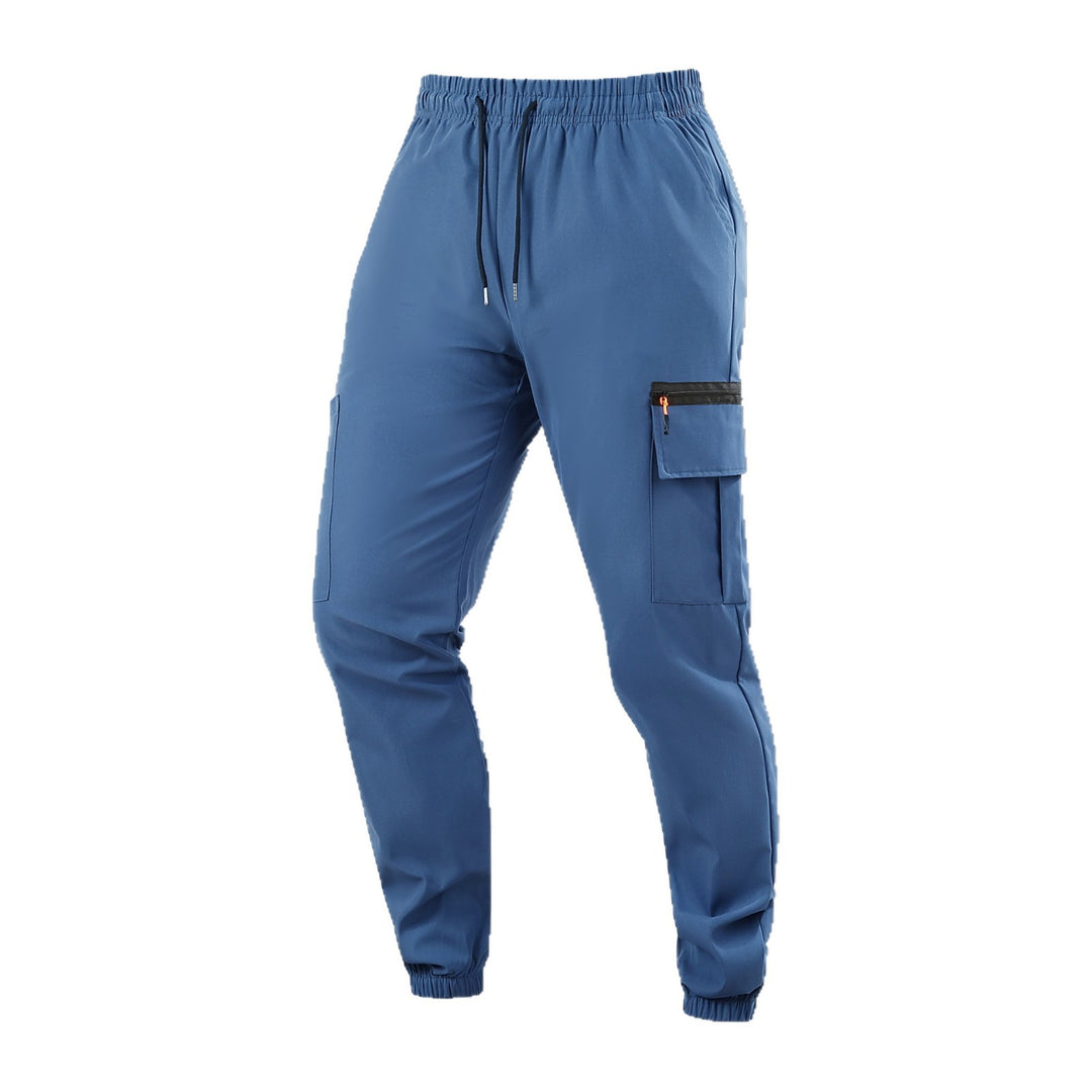 Herren Utility-Cargo-Jogginghose mit Kordelzug, Reißverschluss-Beintasche & elastischen Bündchen Nord Taschen