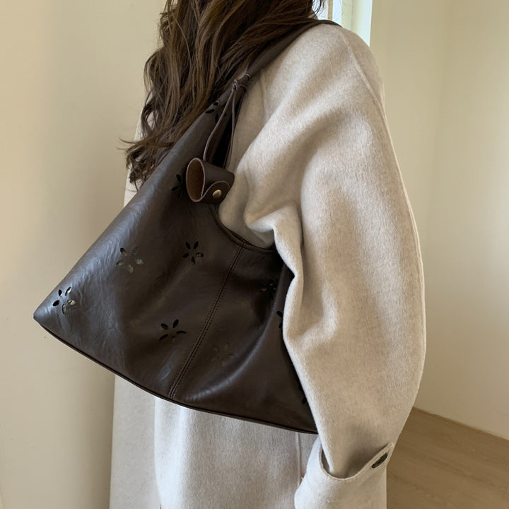 Damen Hobo-Tasche mit floralem Schnitt und praktischem Mini-Organizer Nord Taschen