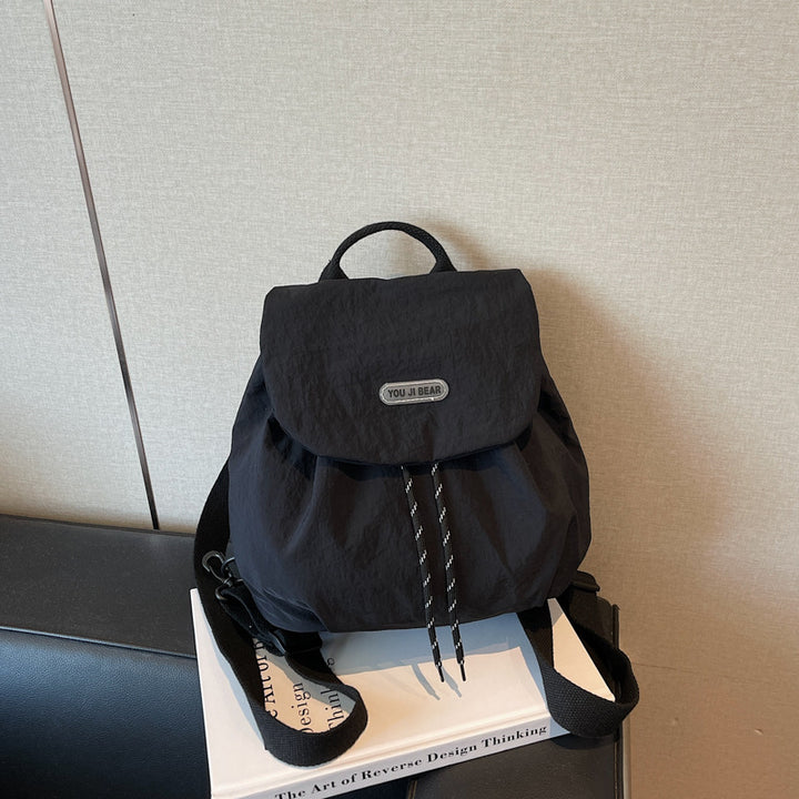 Damen Mini-Rucksack mit praktischem Kordelzug und weichem Baumwollmaterial Nord Taschen