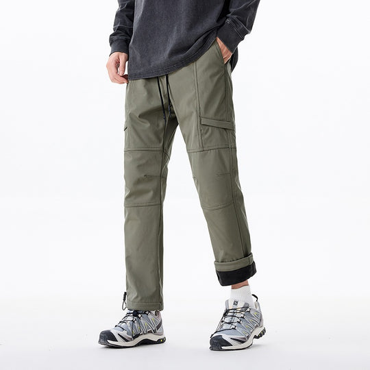 Herren Technische Cargo-Hose mit Tunnelzugbund, verstärkten Knien & verstellbarem Beinabschluss Nord Taschen