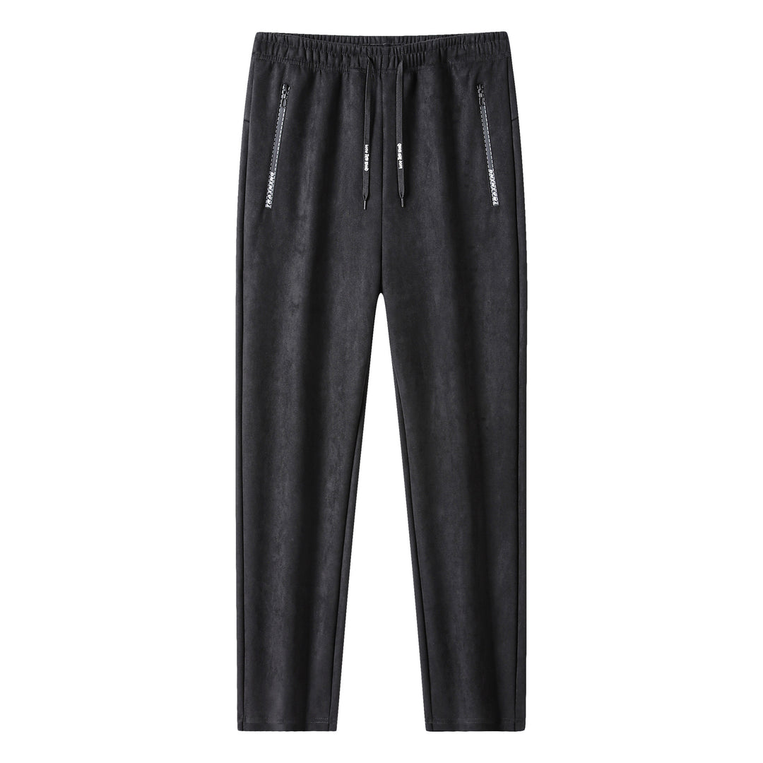 Herren Slim-Fit Jogginghose mit Gummibund, Kordelzug und Reißverschlusstaschen Nord Taschen