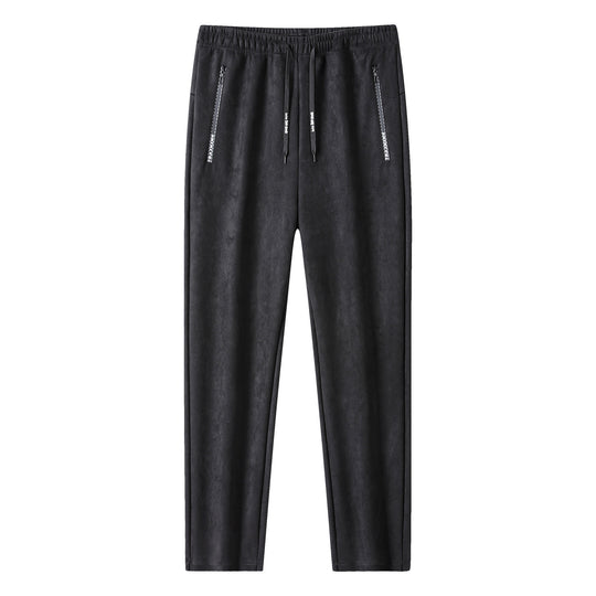 Herren Slim-Fit Jogginghose mit Gummibund, Kordelzug und Reißverschlusstaschen Nord Taschen