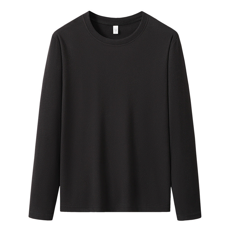 Herren Langärmeliges Rundhals-Basicsweatshirt aus weichem Baumwollmix Nord Taschen