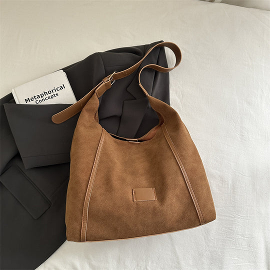 Damen elegante Umhängetasche aus hochwertigem Wildleder Nord Taschen