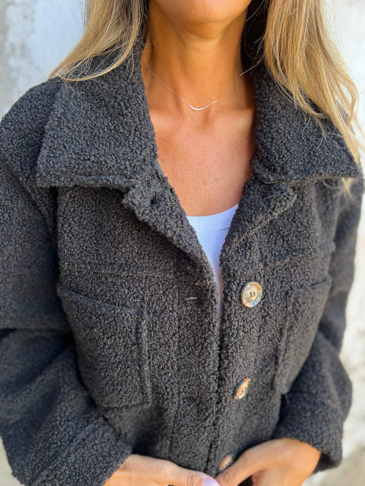 Damen Kuscheliger Fleece-Hemdjacke