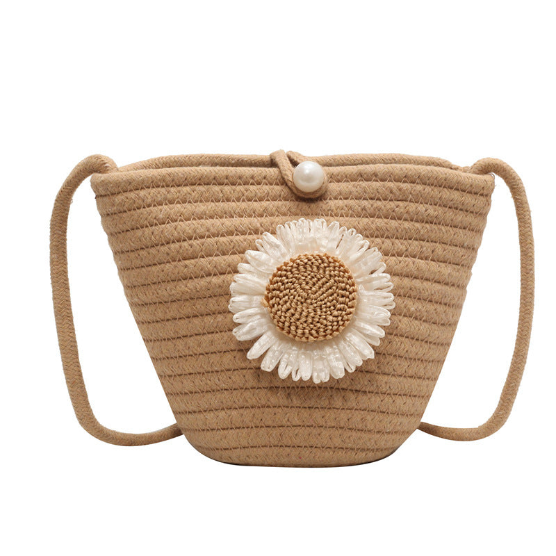 Damen stilvolle Sommerhandtasche mit verspieltem Blumendetail Nord Taschen