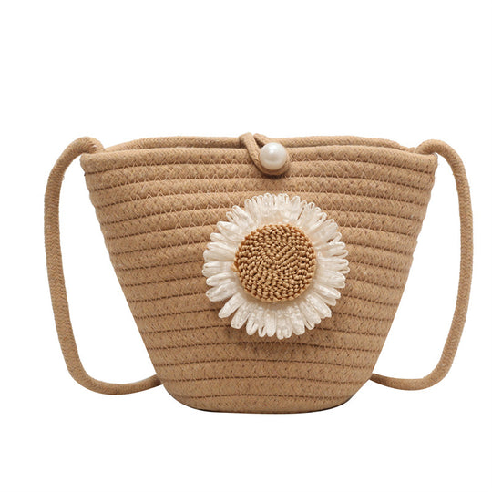Damen stilvolle Sommerhandtasche mit verspieltem Blumendetail Nord Taschen