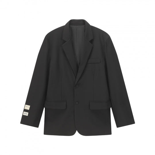 Unisex Kastenförmiges Oversize-Sakko mit Reverskragen und Pattentaschen Nord Taschen