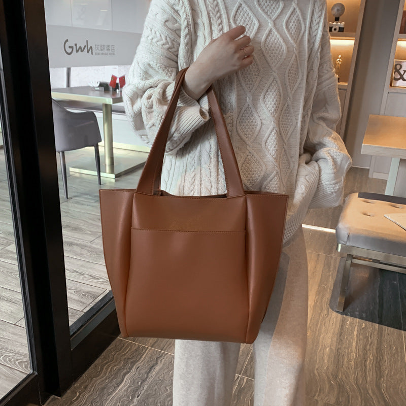 Damen Tote-Bag mit praktischen Fächern und eleganter Oberflächenstruktur Nord Taschen