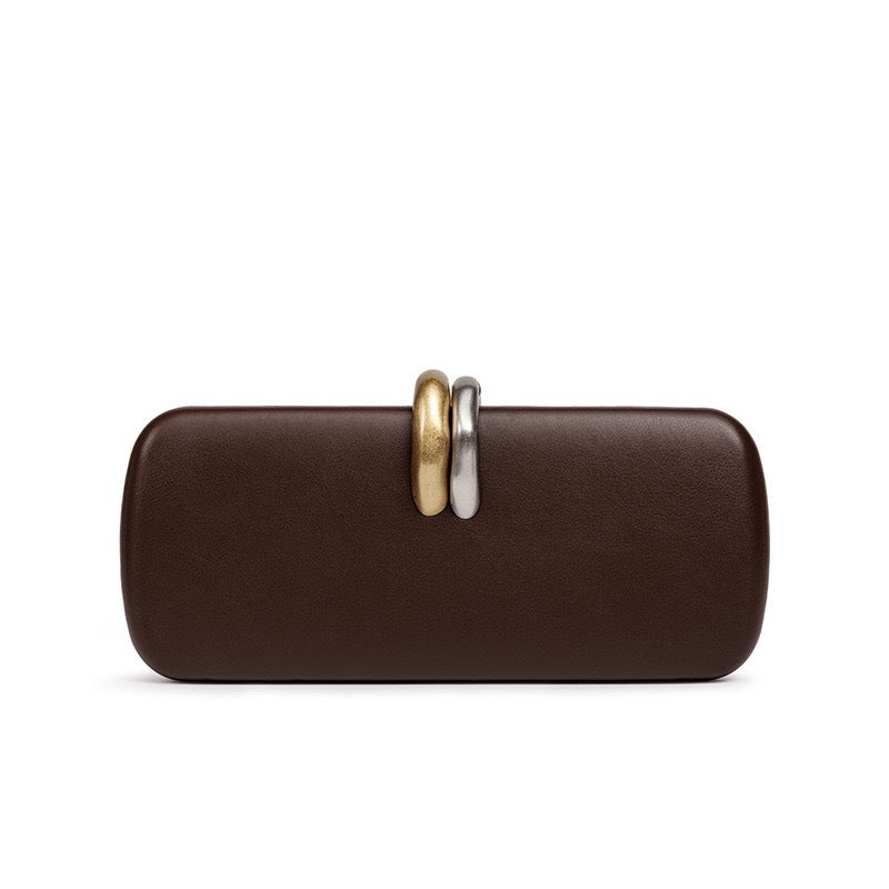Damen elegante Clutch mit innovativem Verschluss Nord Taschen