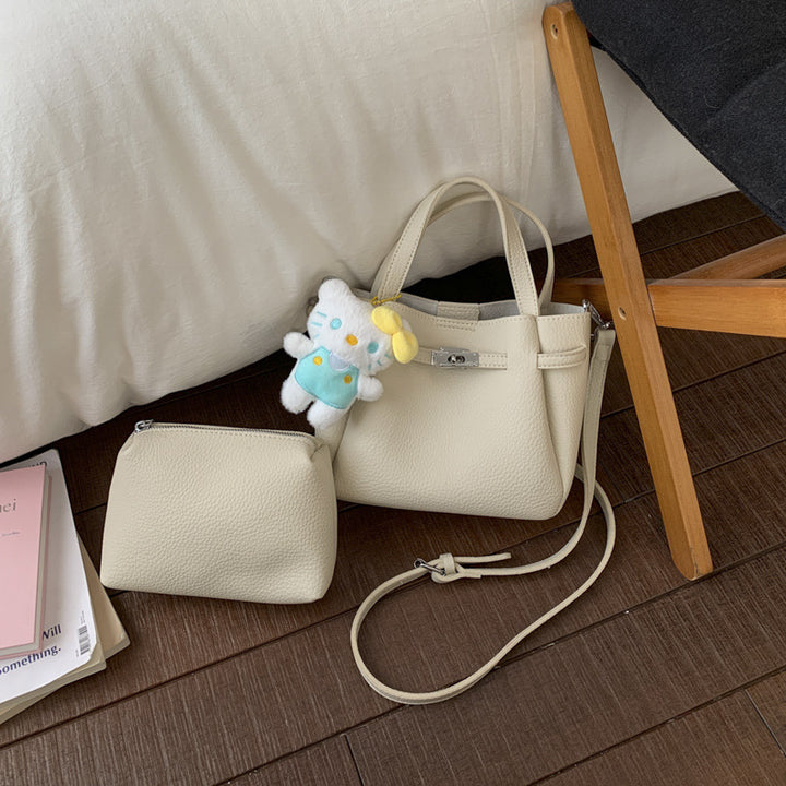 Damen Mini-Handtasche mit abnehmbarem Kosmetiktäschchen Nord Taschen
