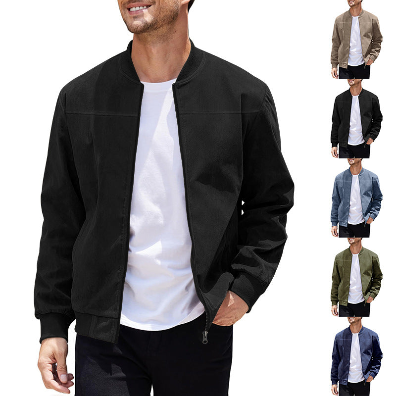 Herren stylische Bomberjacke mit sportlichem Schnitt