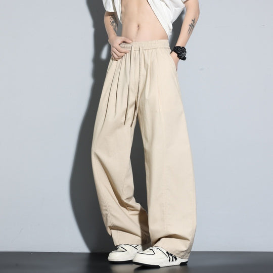 Damen Weite Lagen-Loungehose mit Cargo-Details & elastischem Tunnelzug Nord Taschen