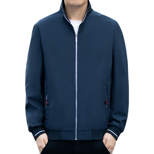 Herren Sportliche Übergangsjacke mit hochwertigem Stehkragen Nord Taschen
