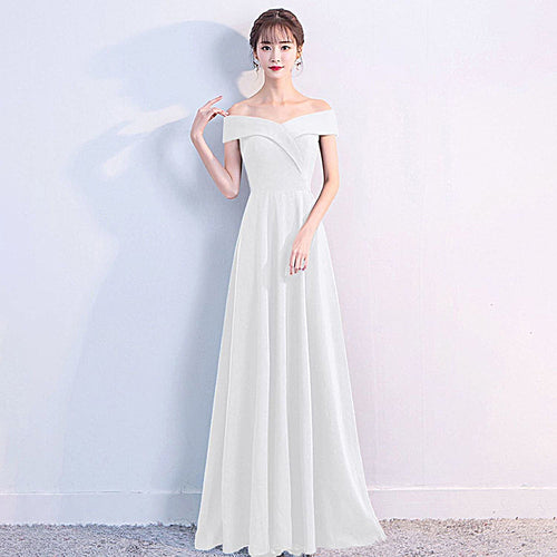 Elegantes Off-Shoulder Abendkleid