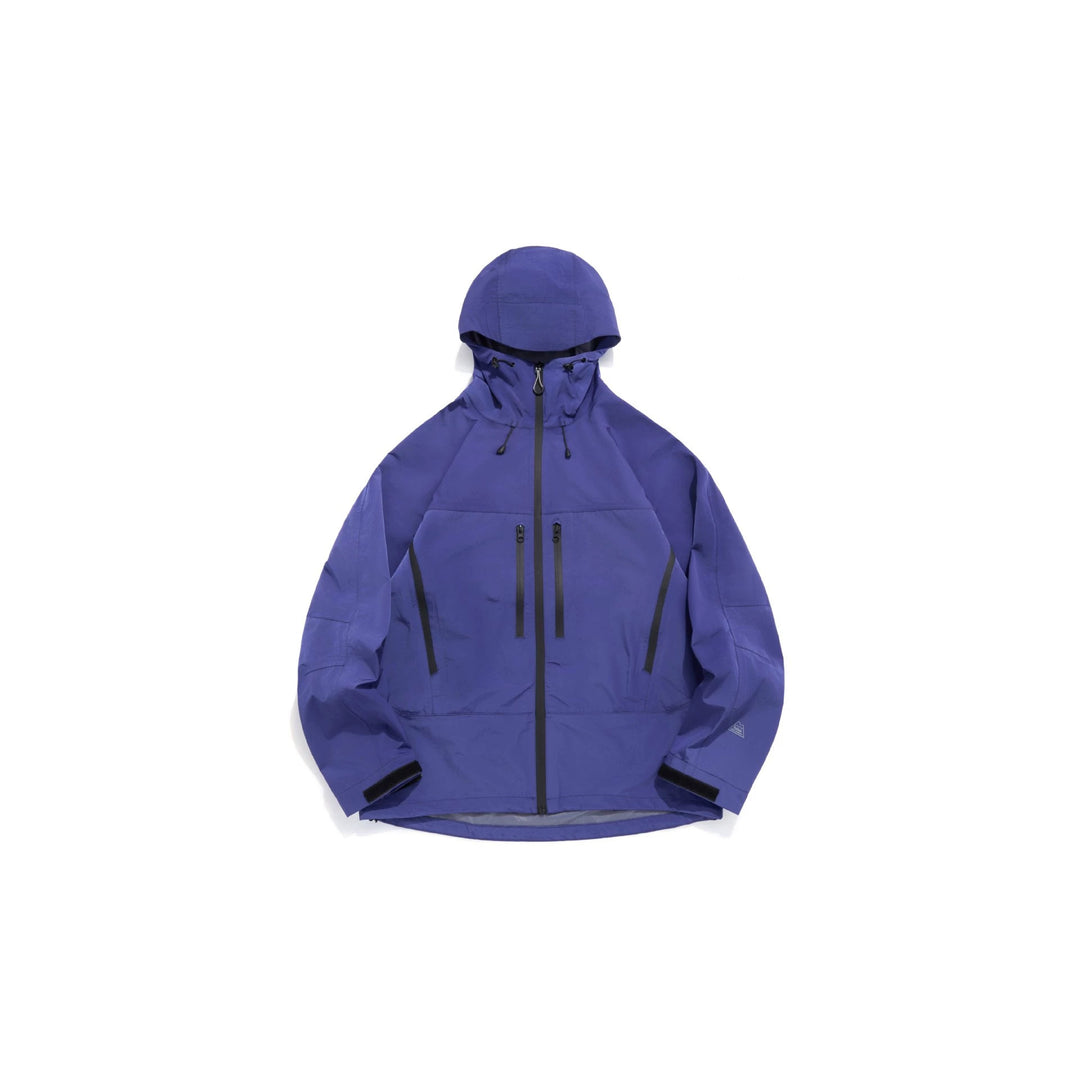 Unisex Technische Kapuzen-Outdoorjacke mit getapten Reißverschlüssen Nord Taschen