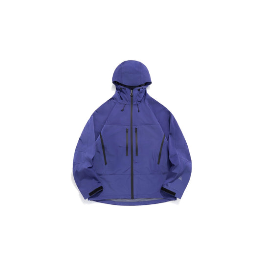 Unisex Technische Kapuzen-Outdoorjacke mit getapten Reißverschlüssen Nord Taschen