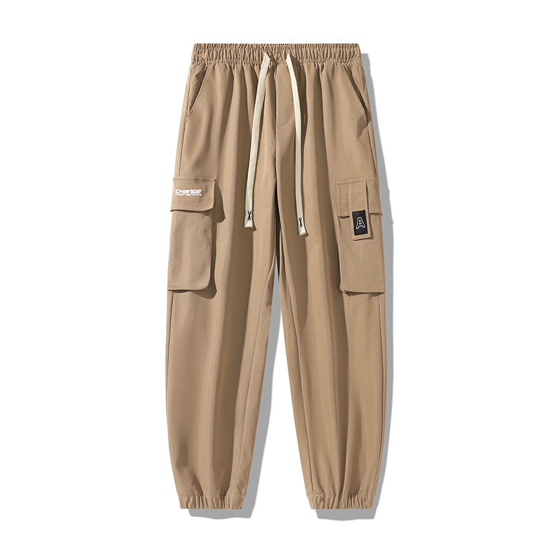 Herren Urbaner Utility-Jogger mit Oversize-Cargotaschen, Kordelzug und elastischen Knöcheln Nord Taschen