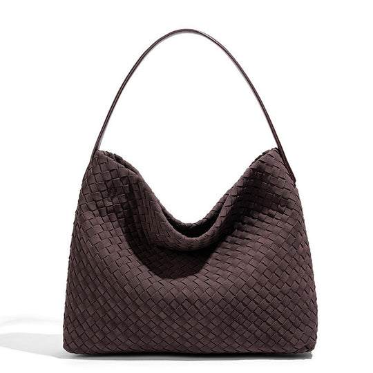 Damen Handtasche im modernen Flechtstil mit weichem Griff Nord Taschen
