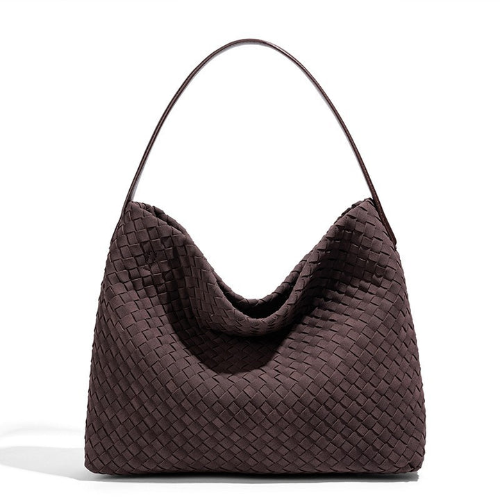 Damen Handtasche im modernen Flechtstil mit weichem Griff Nord Taschen