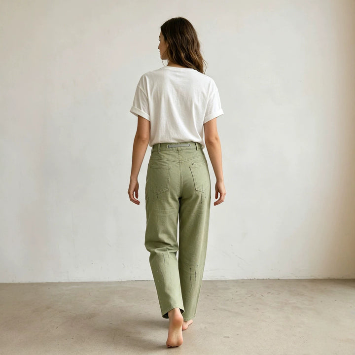 Damen oversized Strickpullover mit Rundhalsausschnitt und entspannter Silhouette Nord Taschen