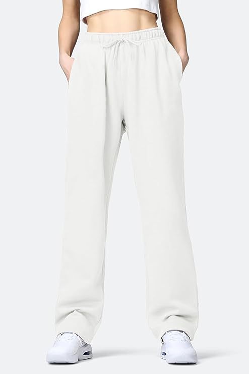 Damen bequeme Sporthose mit elastischem Bund und praktischen Taschen