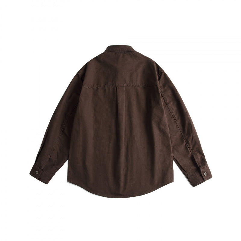 Unisex Besticktes Overshirt im Western‑Ethno‑Look mit Frog‑Verschlüssen Nord Taschen