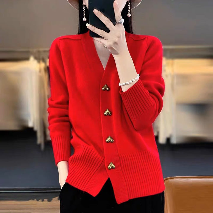 Kuschelige Damen Strickjacke