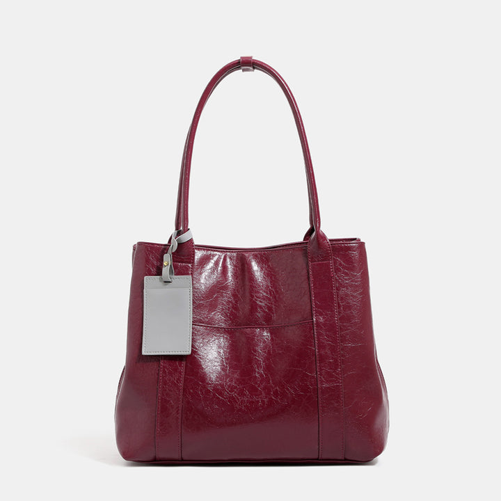 Damen Tragetasche aus hochwertigem Kunstleder mit eleganter Struktur Nord Taschen