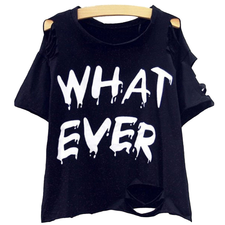 Damen Trendiges Oversized T-Shirt mit raffinierten Cut-Out-Ärmeln Nord Taschen