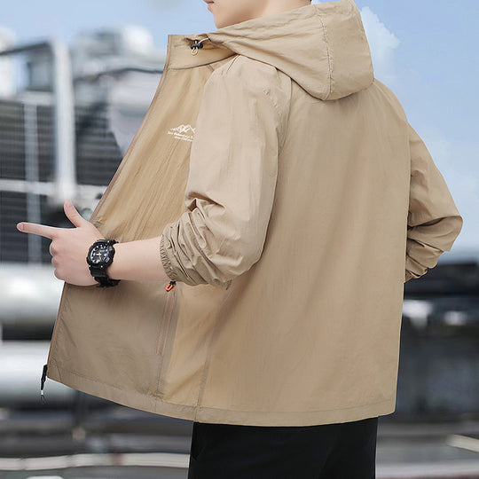 Herren Leichte Windjacke Nord Taschen
