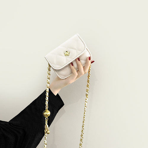 Damen Clutch-Tasche mit elegantem Kettenriemen und dekorativem Verschluss Nord Taschen