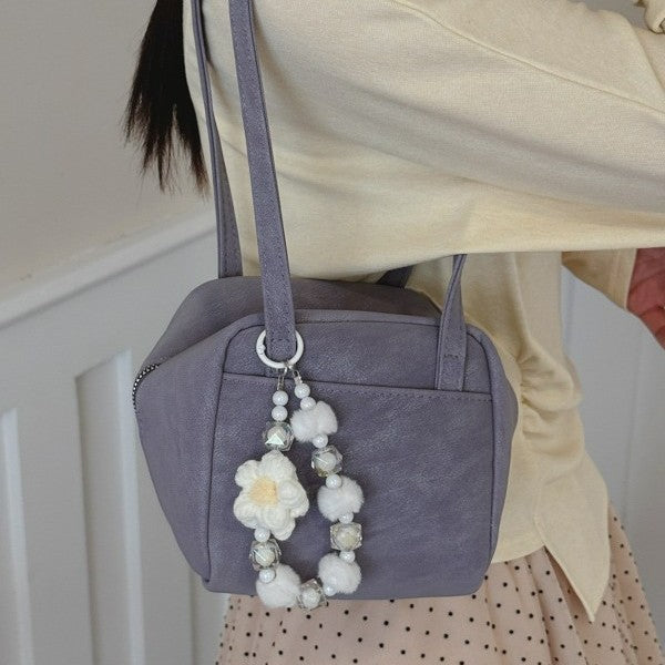 Damen modische Handtasche mit einzigartigem Blumenanhänger Nord Taschen