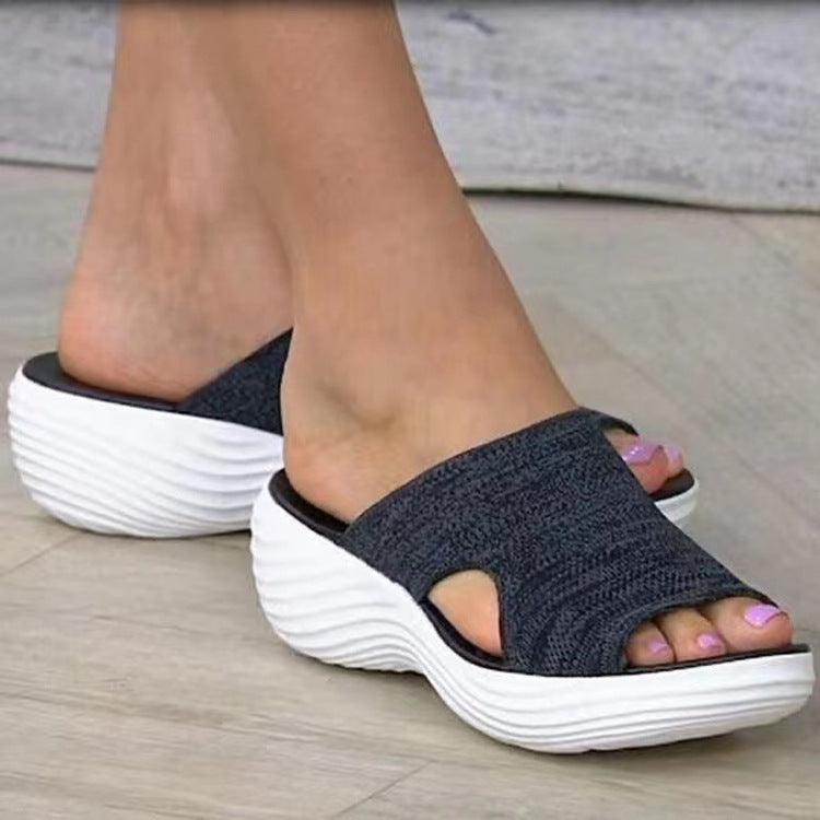 Damen Komfortable Sandaletten mit ergonomischem Fußbett und rutschfester Sohle