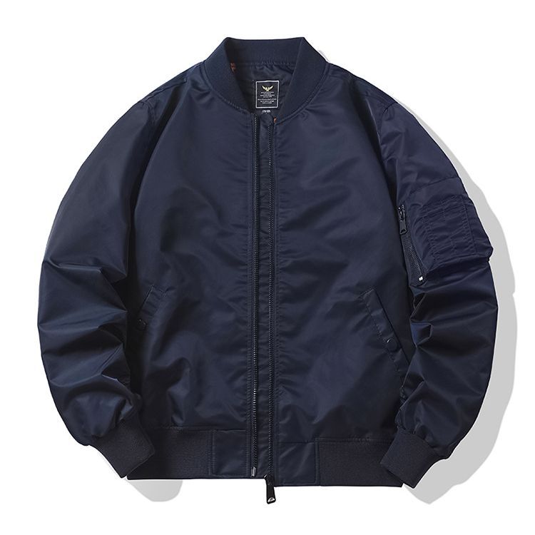 Men's  low-profile utility bomber jacket with two-way concealed zip and sleeve tool pocket Nord Taschen