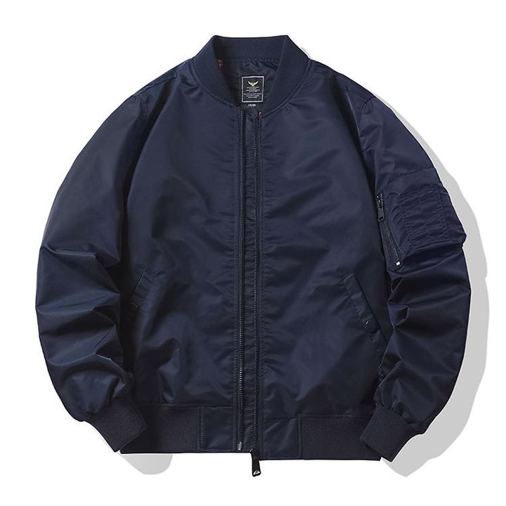 Men's  low-profile utility bomber jacket with two-way concealed zip and sleeve tool pocket Nord Taschen