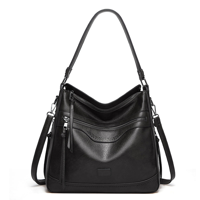 Damen Hobo-Tasche mit elegantem Faltendesign und praktischen Fächern Nord Taschen