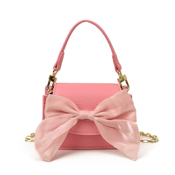 Damen Mini-Handtasche mit dekorativem Schleifen-Design Nord Taschen