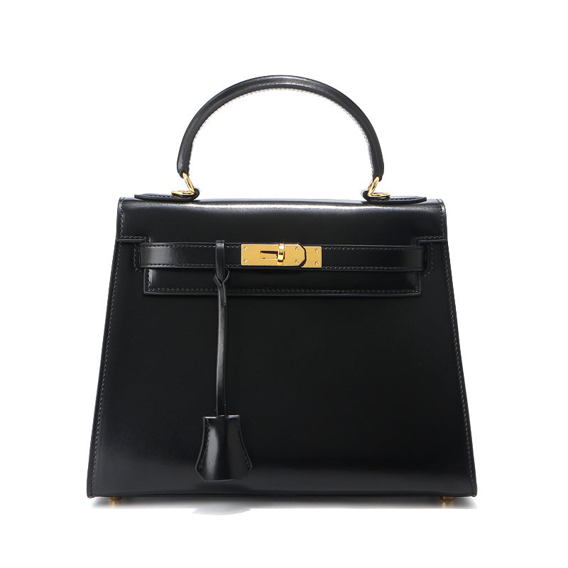 Damen strukturierte Handtasche mit elegantem Verschluss Nord Taschen