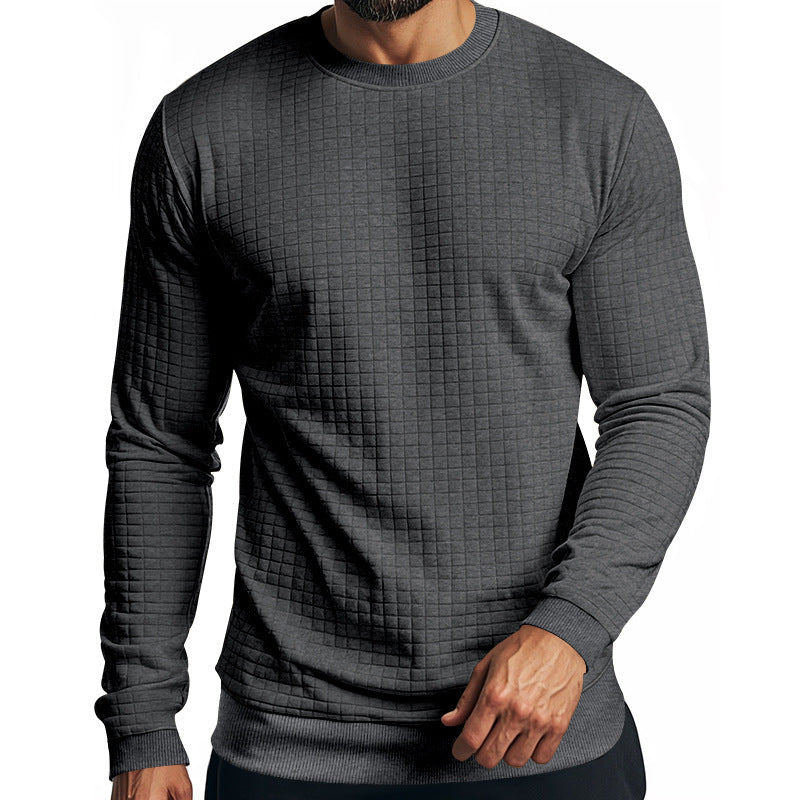Herren Langarm-Sweatshirt mit strukturiertem Design und elastischen Bündchen Nord Taschen