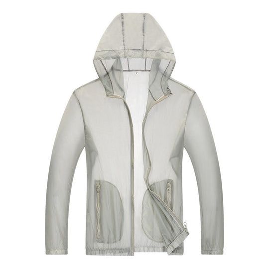 Herren ultraleichte Regenjacke mit verstellbarem Kapuzenbereich und reflektierenden Elementen Nord Taschen