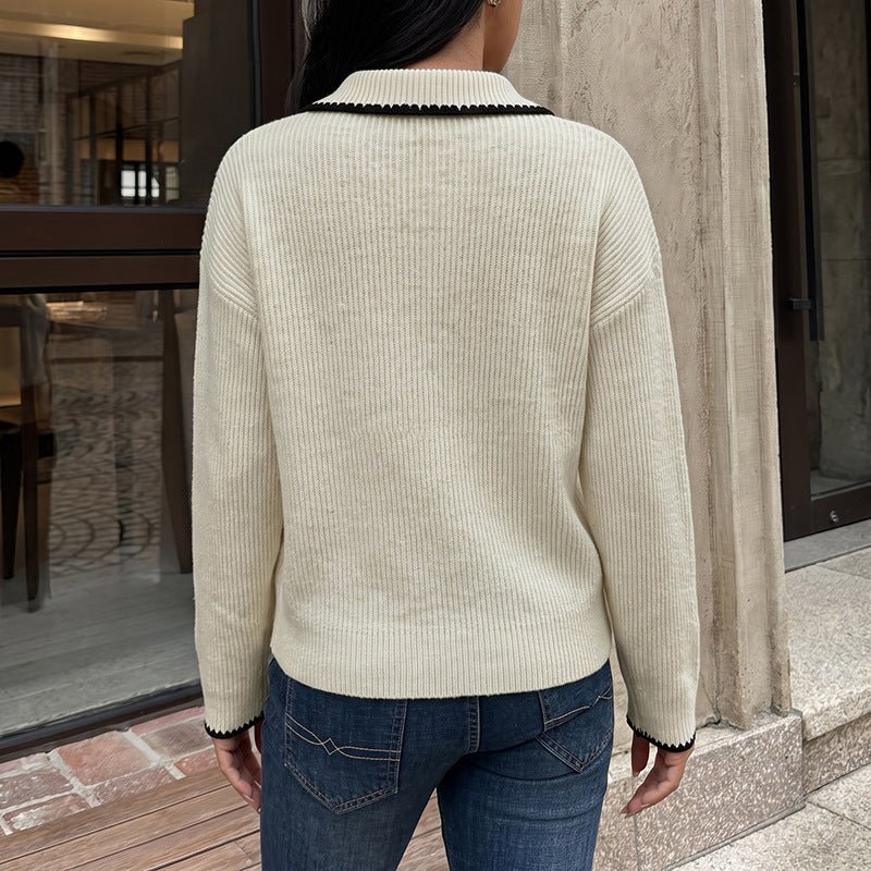 Damen Eleganter Pullover Nord Taschen