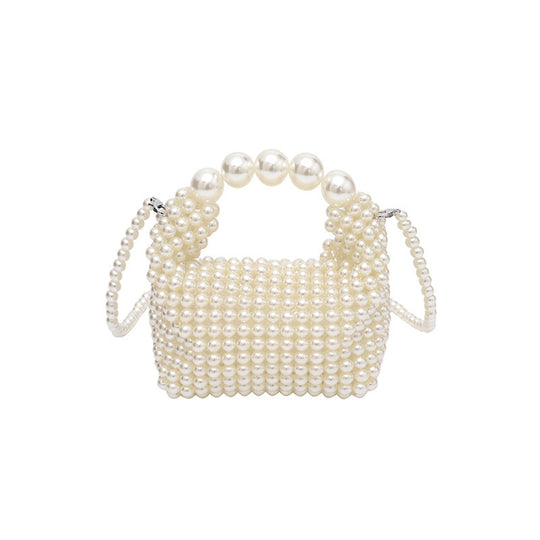 Damen Handtasche mit funkelndem Perlenmuster Nord Taschen
