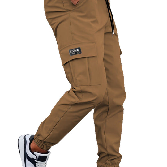 Herren Cargo-Jogginghose mit Tunnelzug, tapered Schnitt & aufgesetzten Klappentaschen Nord Taschen