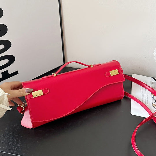 Damen Clutch-Handtasche mit elegantem Wellenmuster und praktischen Fächern Nord Taschen