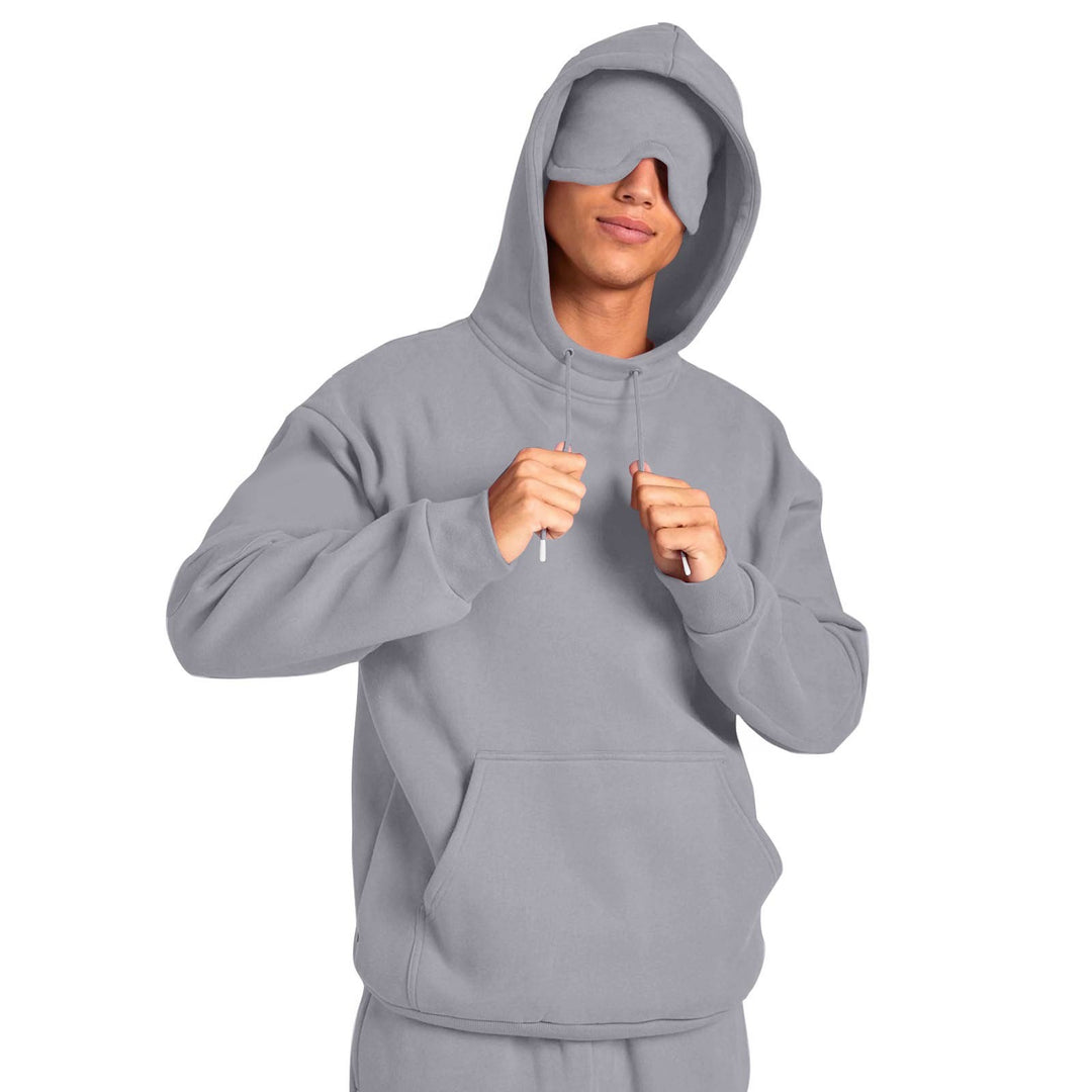 Herren Kapuzenpullover mit Kängurutasche und regulierbarem Tunnelzug Nord Taschen