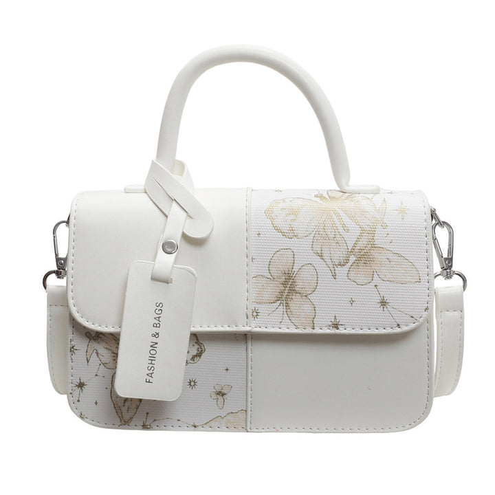 Damen mode Handtasche mit floralem Druck und praktischem Tragegriff Nord Taschen
